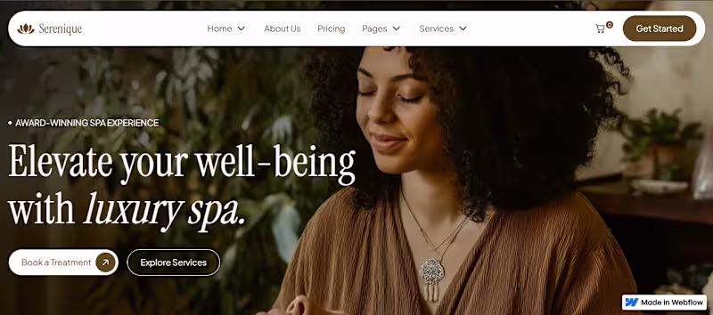 Cover image for Serenique Wellness Website Development