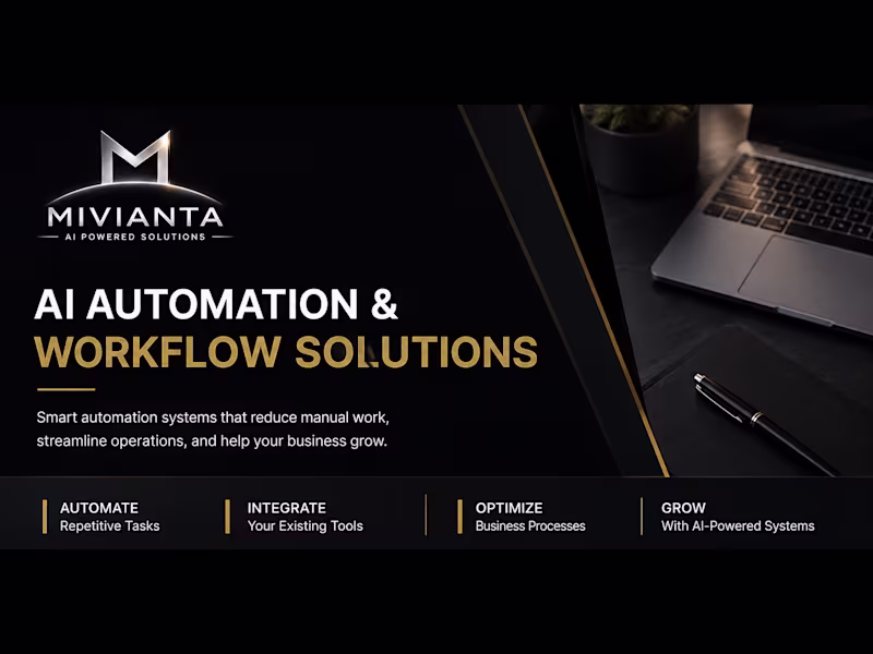 Cover image for AI Automation & Workflow Solutions