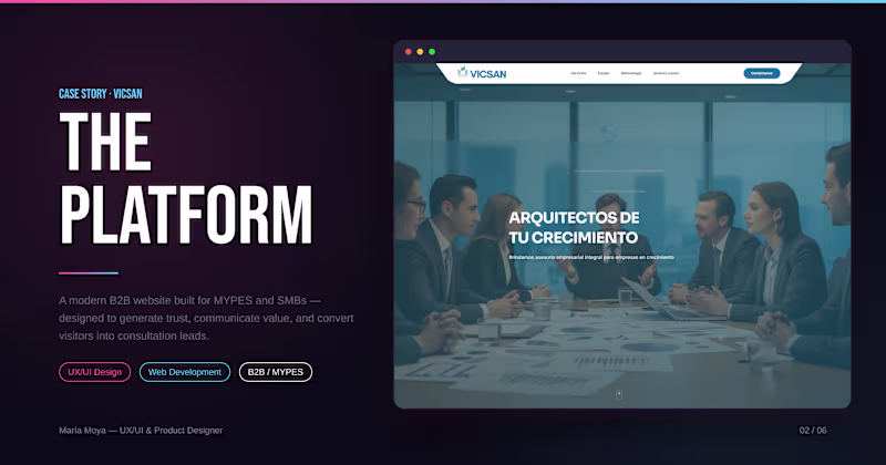Cover image for Project title: VICSAN — Corporate