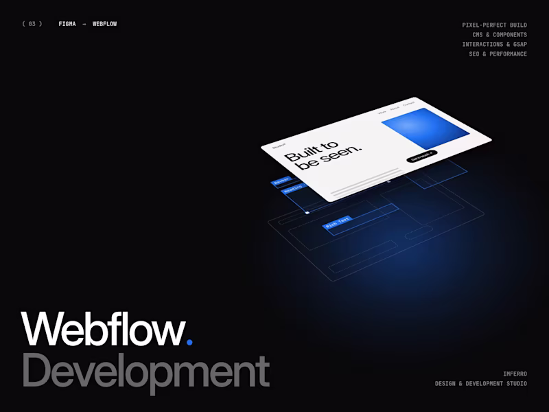 Cover image for Webflow Development