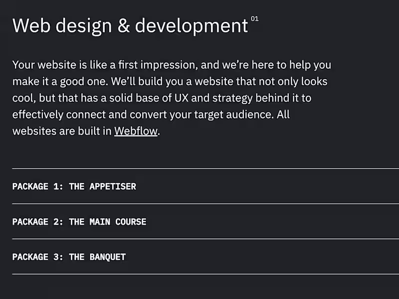 Cover image for Web design & development