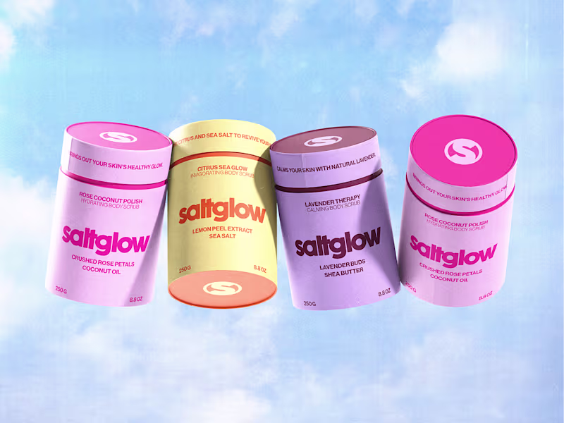 Cover image for Saltglow | Body Care Branding