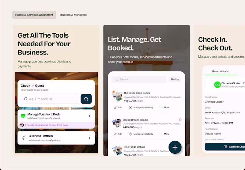 Cover image for Built EasyFynd Business, a platform