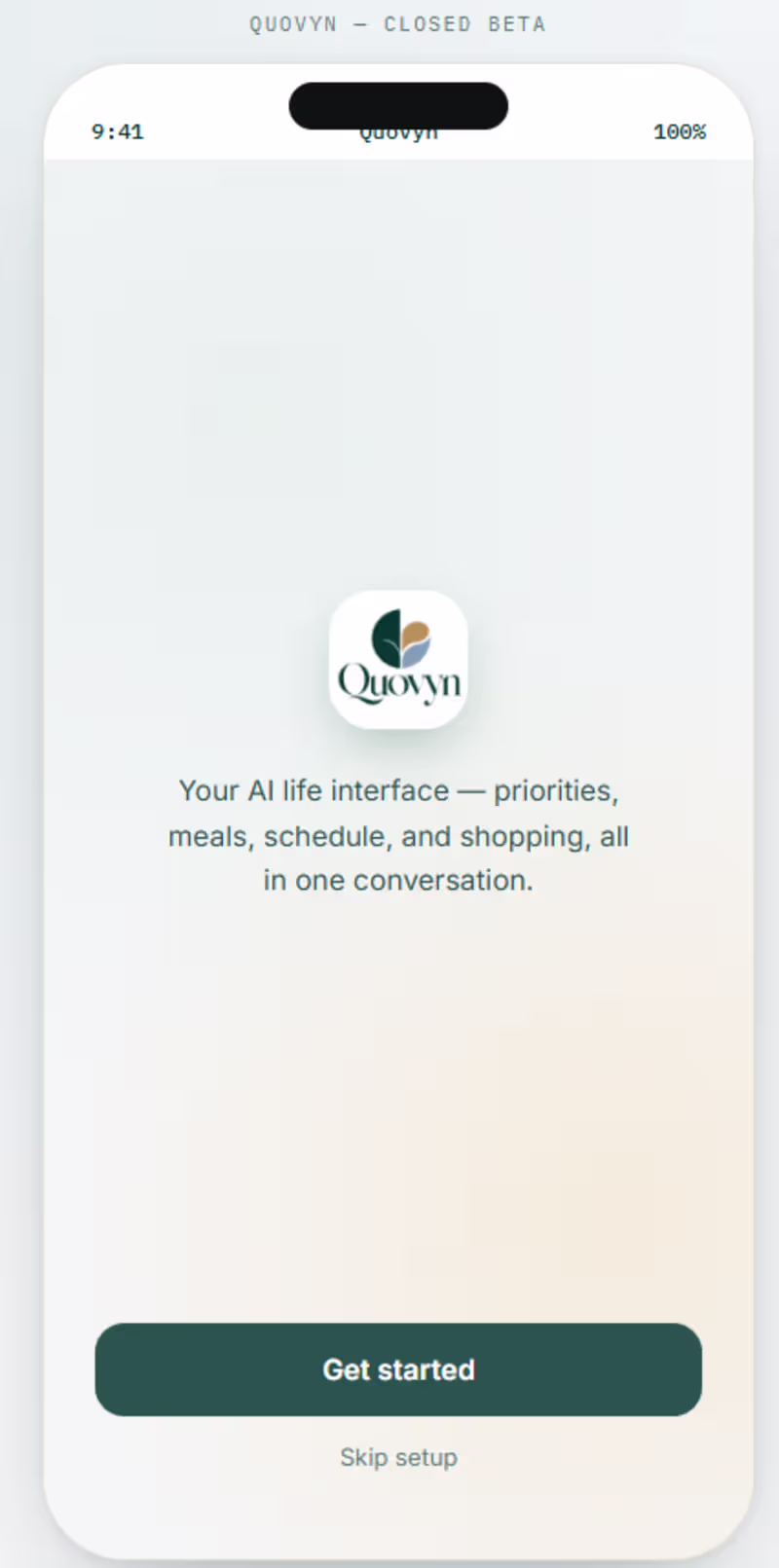 Cover image for Quovyn — Independent Product Development