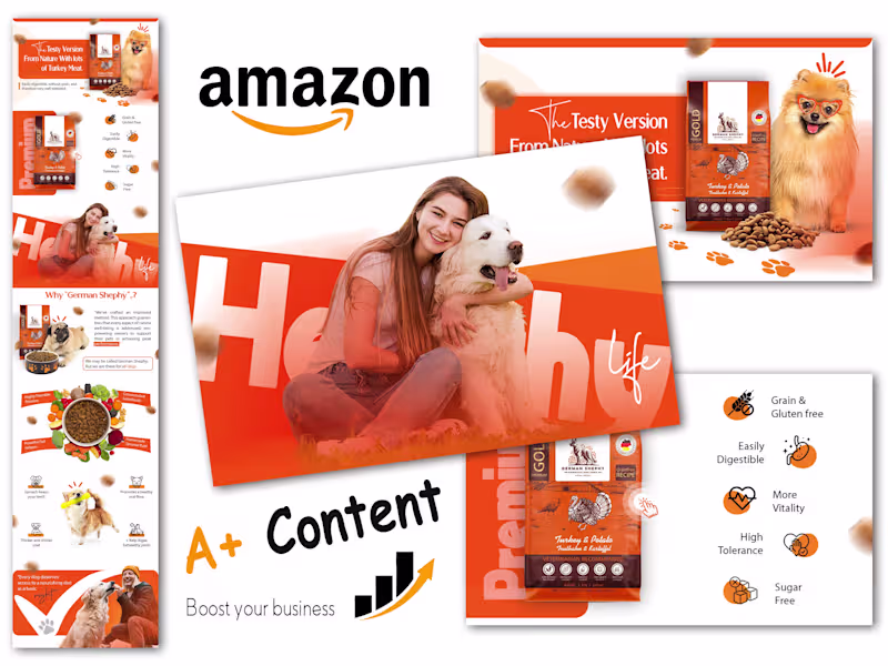 Cover image for Complete Amazon Product Listing & A+ Content Design Package