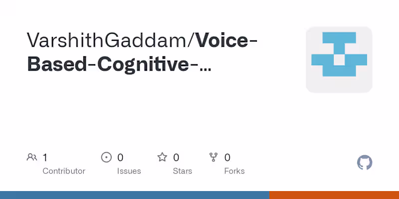 Cover image for Voice-Based Cognitive Decline Pattern Detection