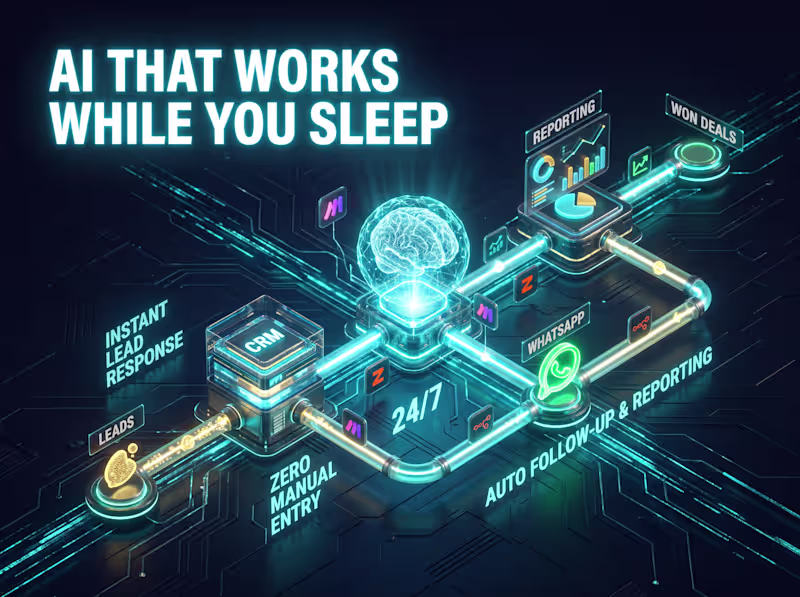 Cover image for AI Automation & AI Agents for Lead Follow-Up & Ops