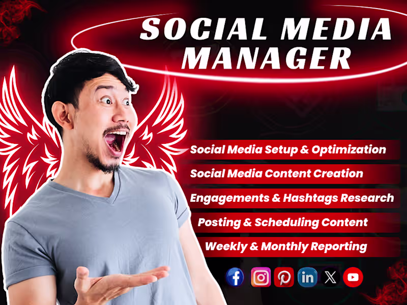 Cover image for Social Media Management & Content Creation
