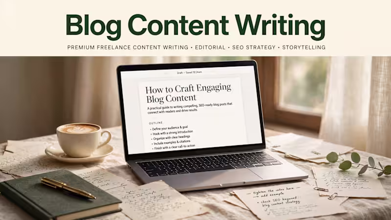 Cover image for Blog Content Writing
