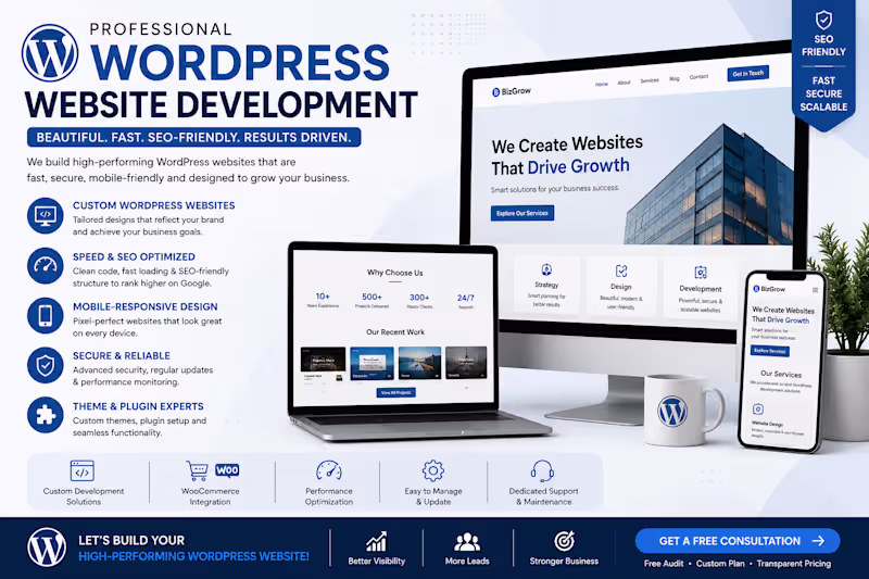 Cover image for Powerful WordPress Websites, Built to Perform