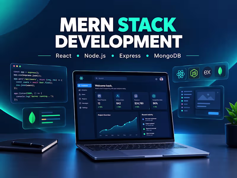 Cover image for I will build a full-stack web application using MERN
