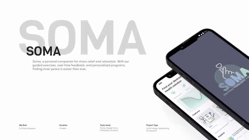 Cover image for Soma- UI\UX PROJECT