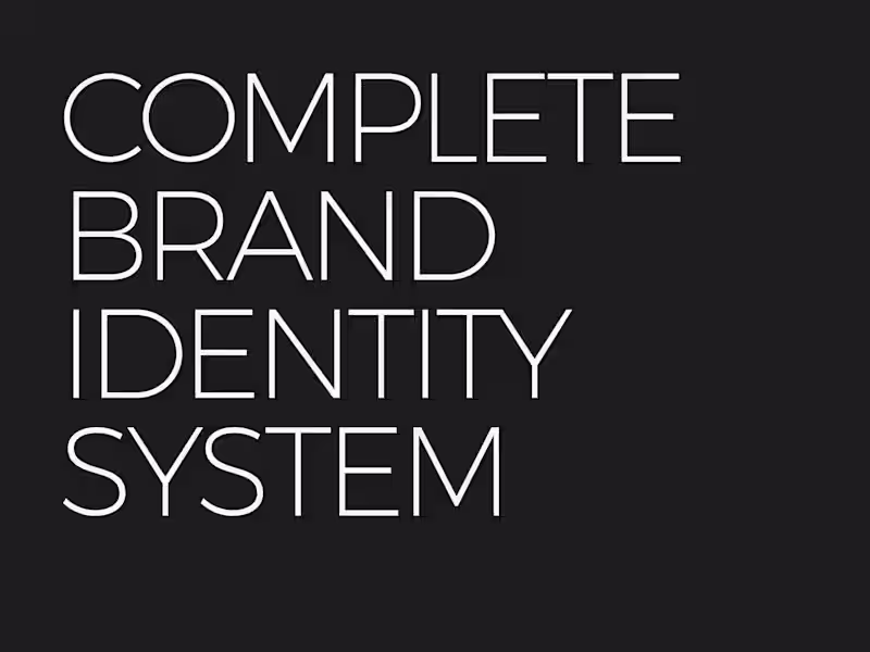 Cover image for Complete Brand Identity System