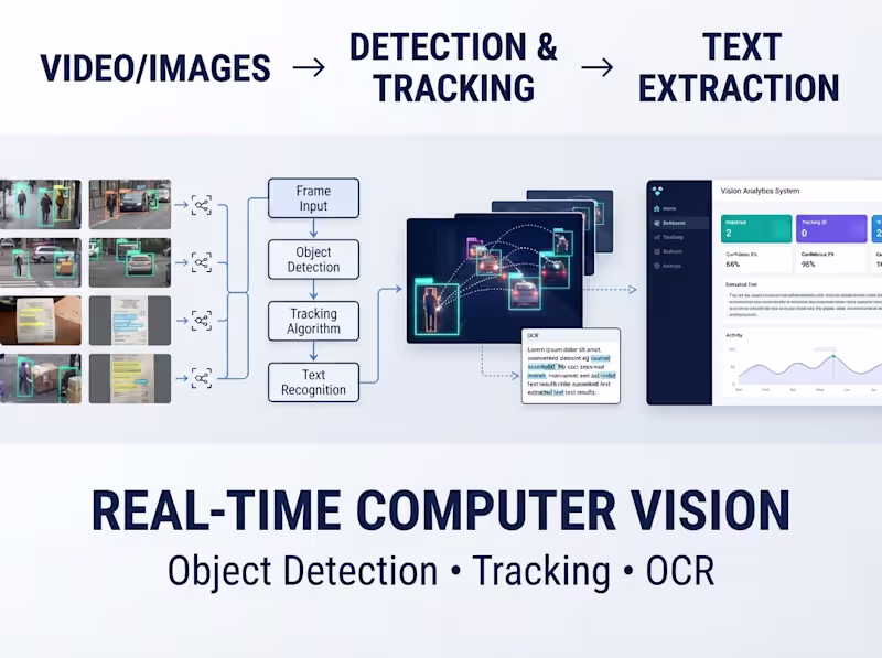 Cover image for Real-Time Object Detection, Tracking & OCR for Video & Images