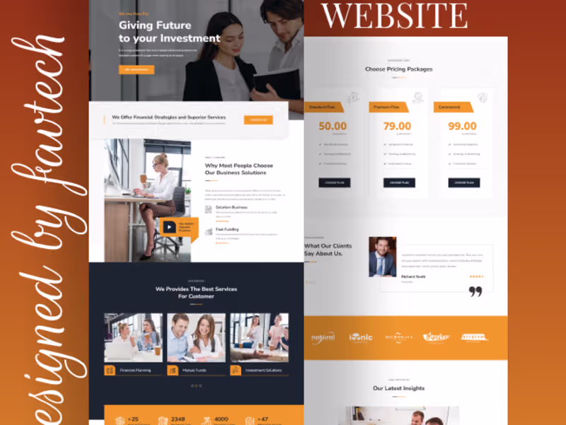 Cover image for website design