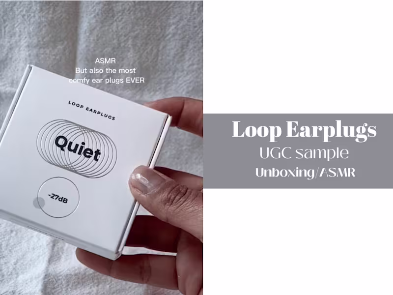 Cover image for Unboxing + ASMR product UGC