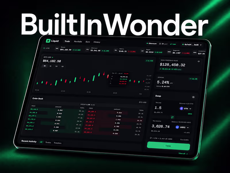 Cover image for Empower Non-Designers with Wonder: Build Crypto Exchange