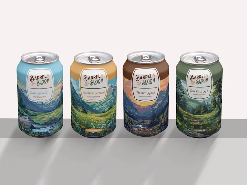 Cover image for Barrel & Bloom ( Brand Identity design )