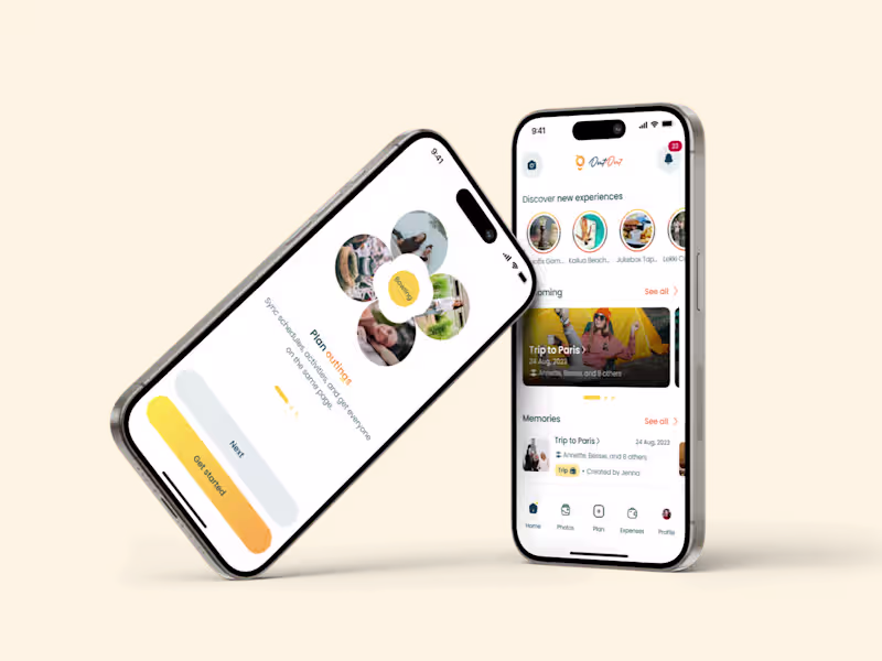 Cover image for OutOut Mobile App Design