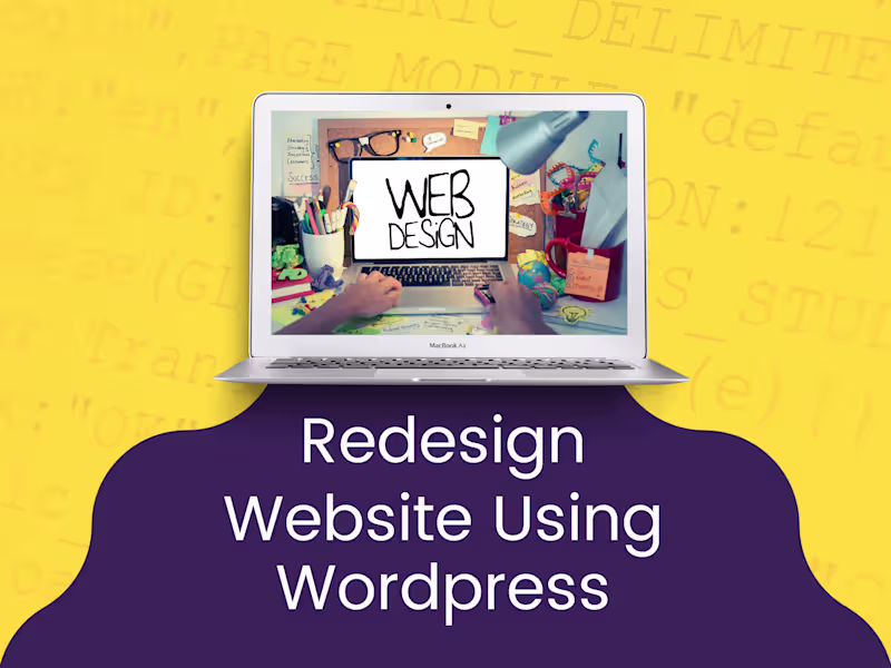 Cover image for Redesign Website Using WordPress and Elementor