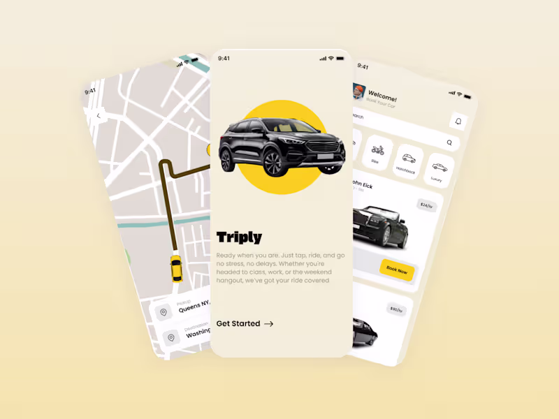 Cover image for Triply | Mobile App UI/UX