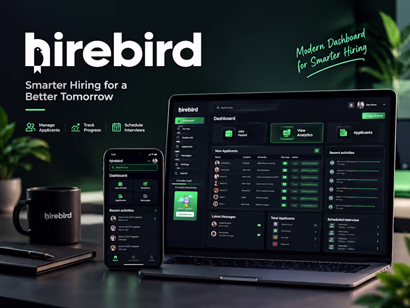 Cover image for Hirebird — Recruitment Platform