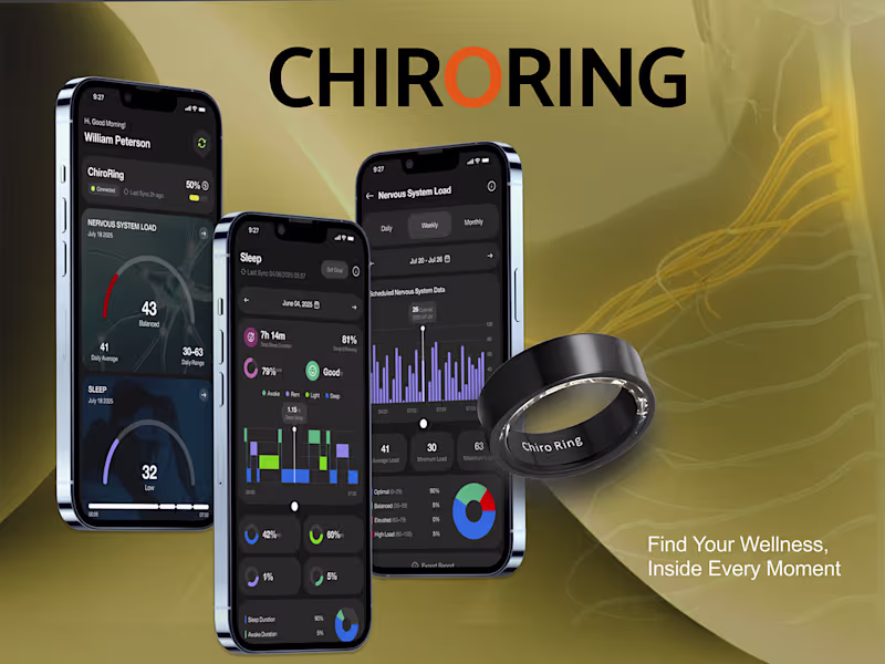 Cover image for Wellness Tracking App for Chiro Ring