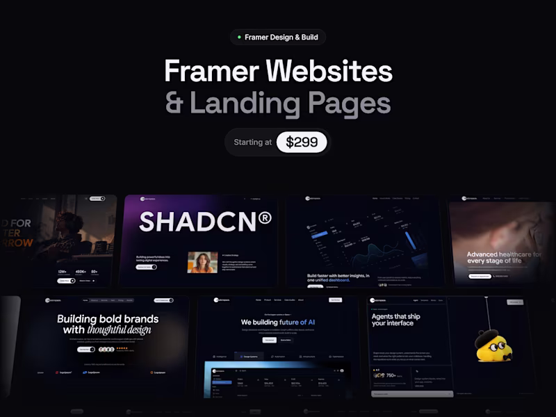 Cover image for Framer Website or Landing page