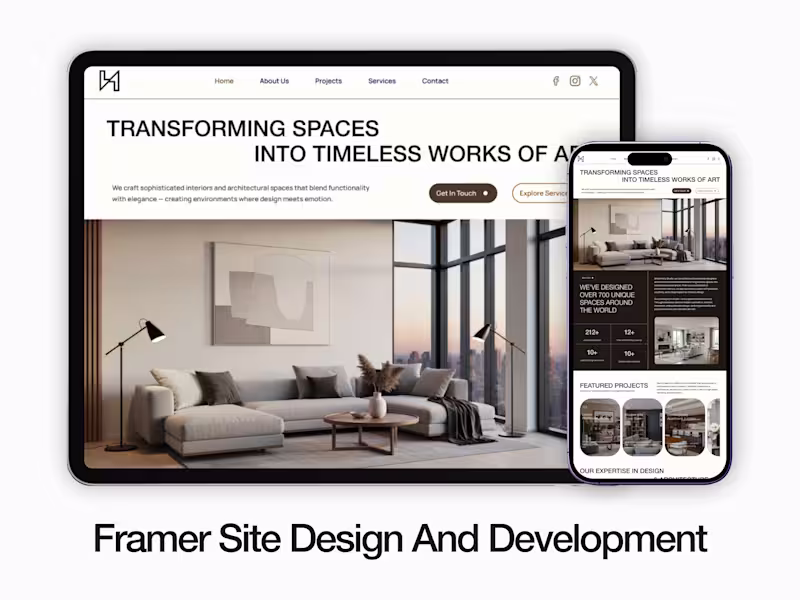 Cover image for Framer Website Design & Development