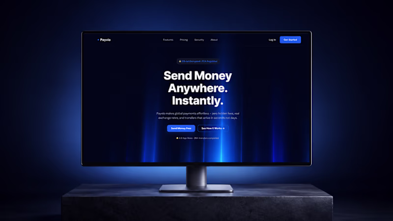 Cover image for Payvio - Fintech Landing Page

A