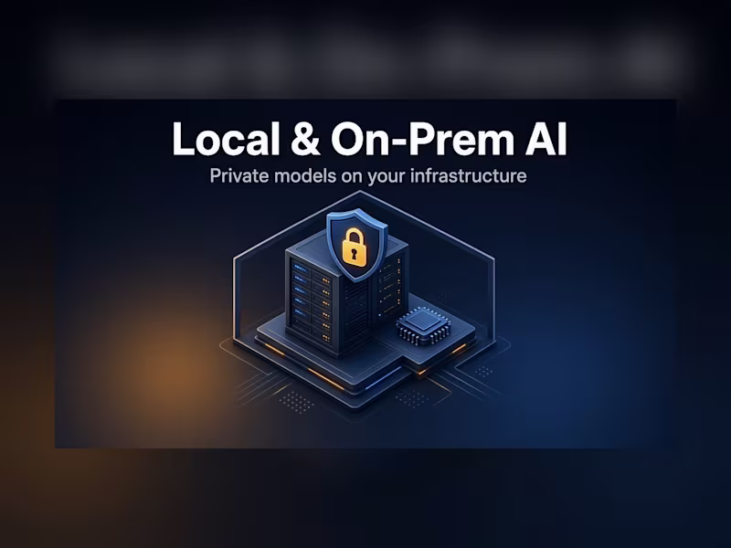 Cover image for Local and on-prem AI