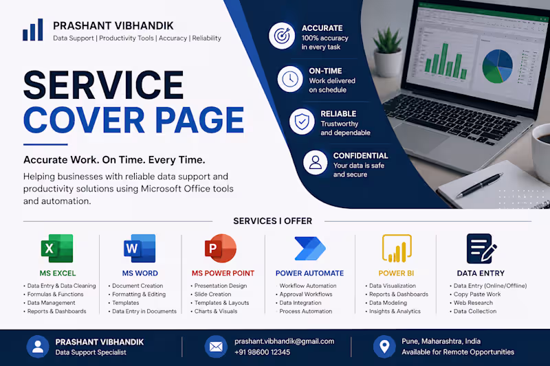 Cover image for Lead Data Analytics | Dashboard Automation | Excel Dashboards