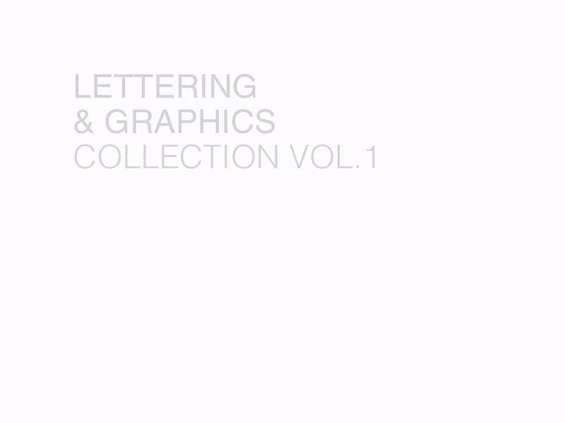 Cover image for LETTERING & GRAPHICS VOL. 1