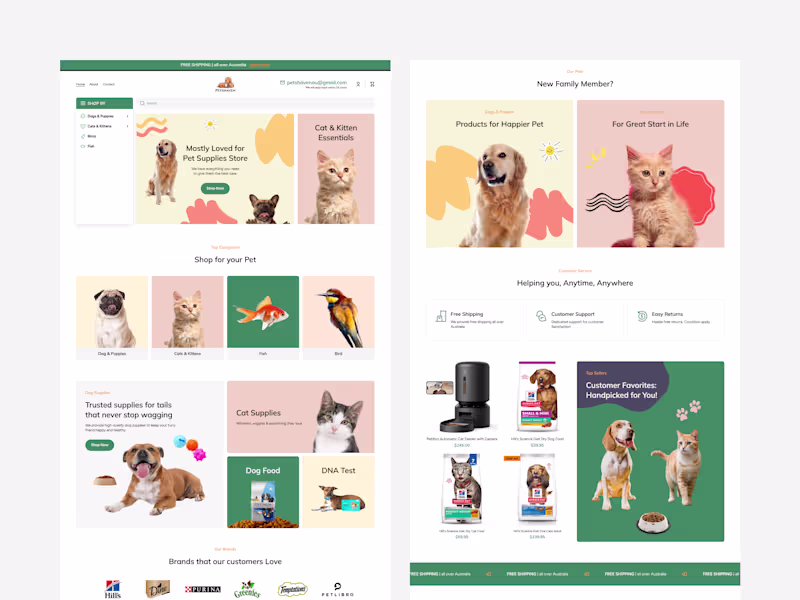 Cover image for Petshaven Shopify Website Development