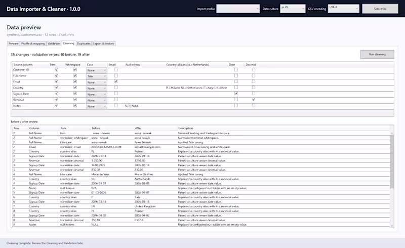 Cover image for New portfolio project: Data Importer
