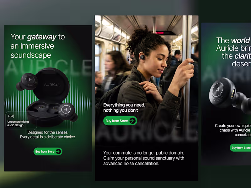 Cover image for Auricle, Premium Social Media Campaign
Designed