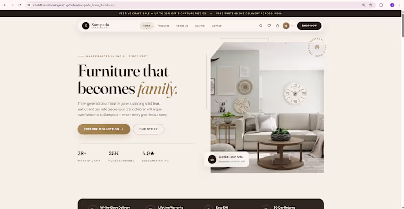 Cover image for Sampada Furniture: Premium Digital Catalogue