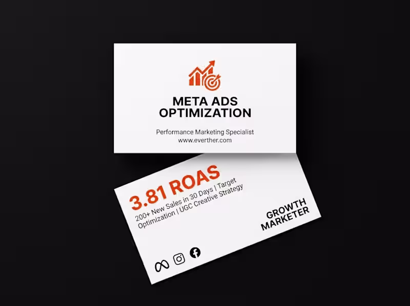 Cover image for E-Commerce Sales Campaign – Meta (Facebook & Instagram Ads)