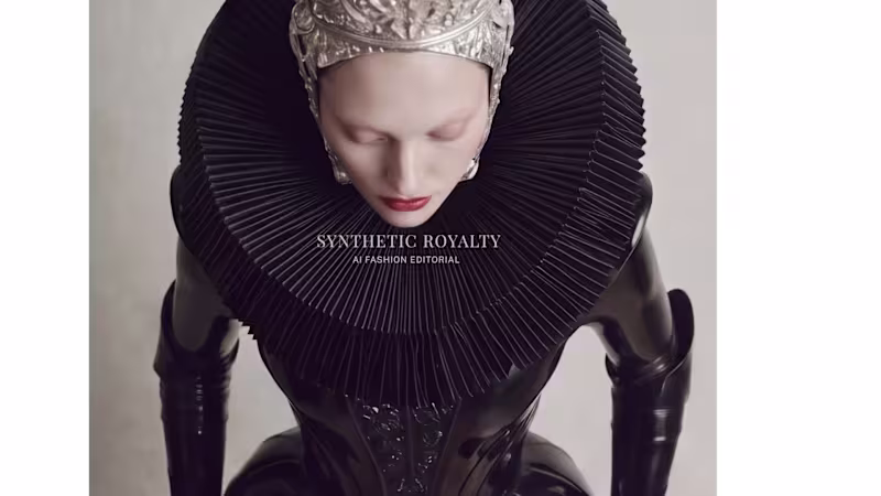 Cover image for SYNTHETIC ROYALTY AI Fashion Campaign