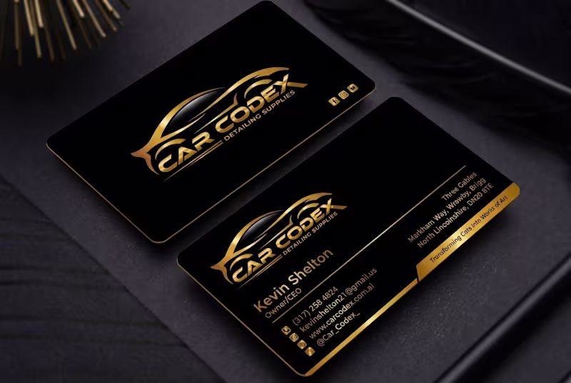 Cover image for Custom minimalist luxury business card