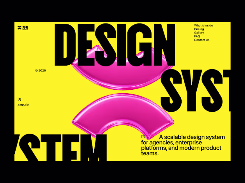 Cover image for Design exploration for Zen Design