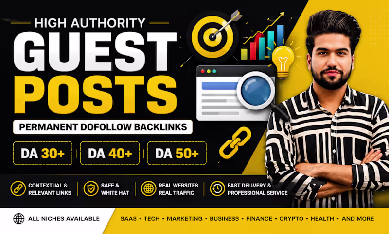 Cover image for Guest Posting & High-Quality Link Building