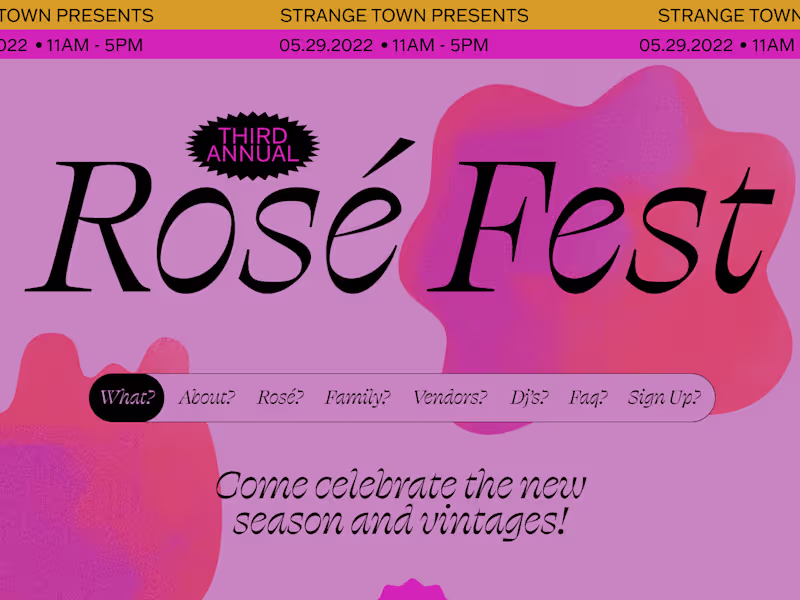 Cover image for Rosé Fest