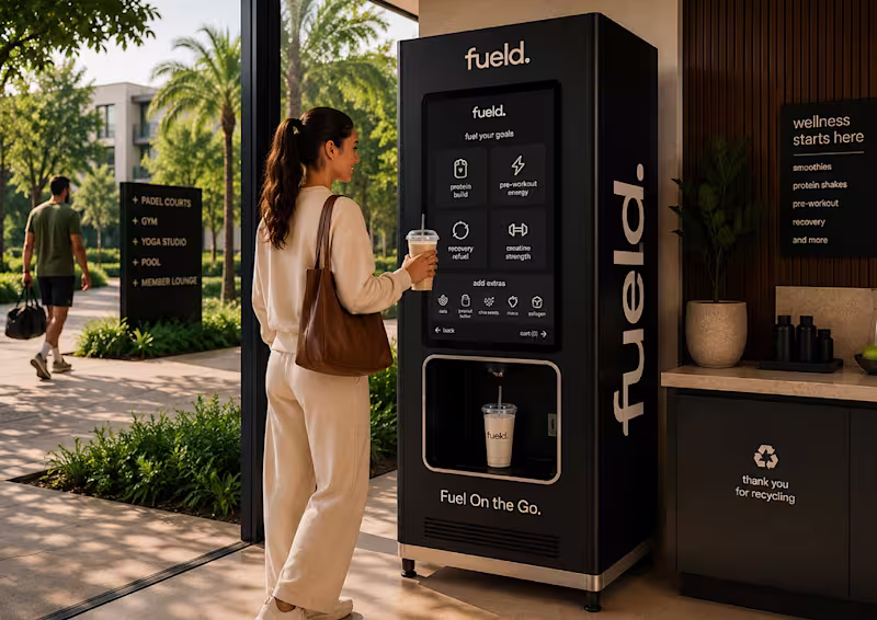 Cover image for FUELD : Wellness Vending Brand Identity