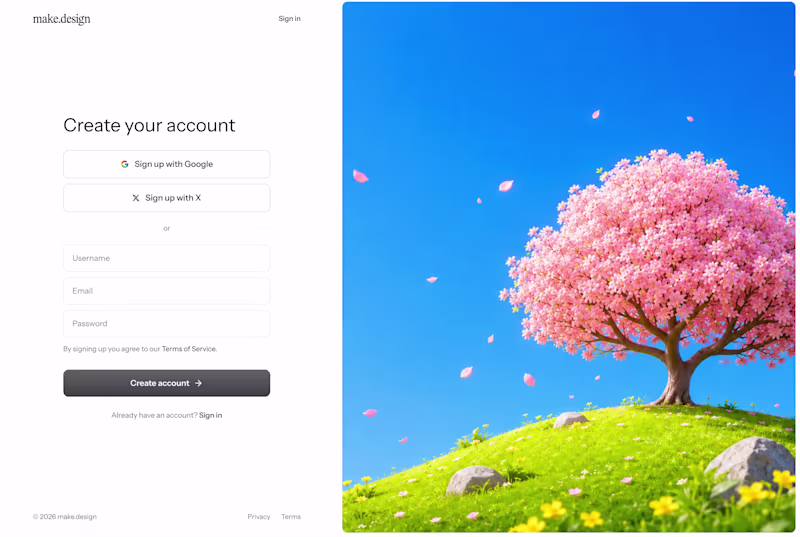 Cover image for make.design — SaaS Promo