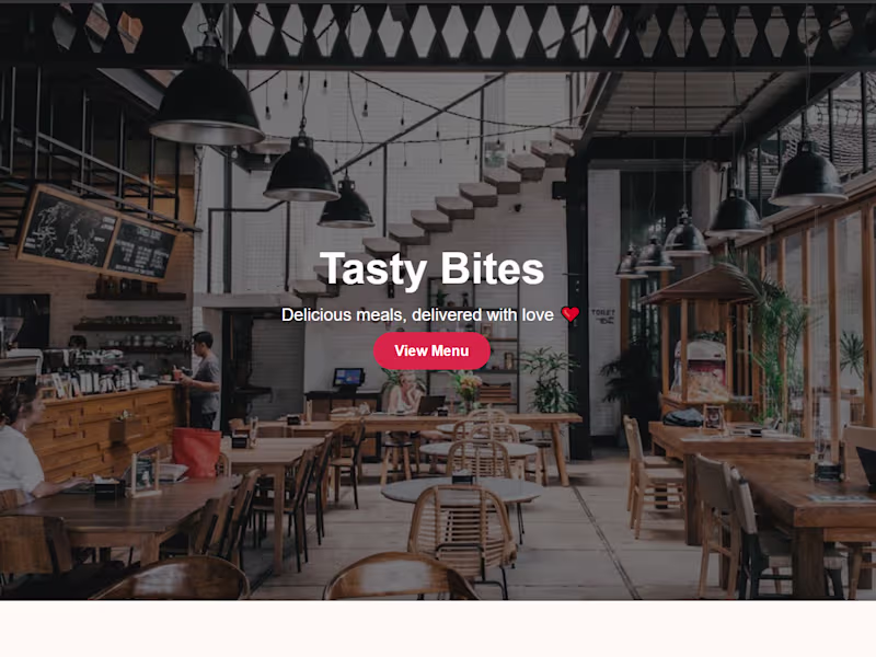 Cover image for How I helped "Tasty Bites"