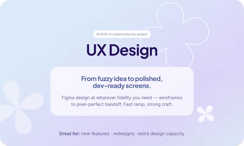 Cover image for UX Design