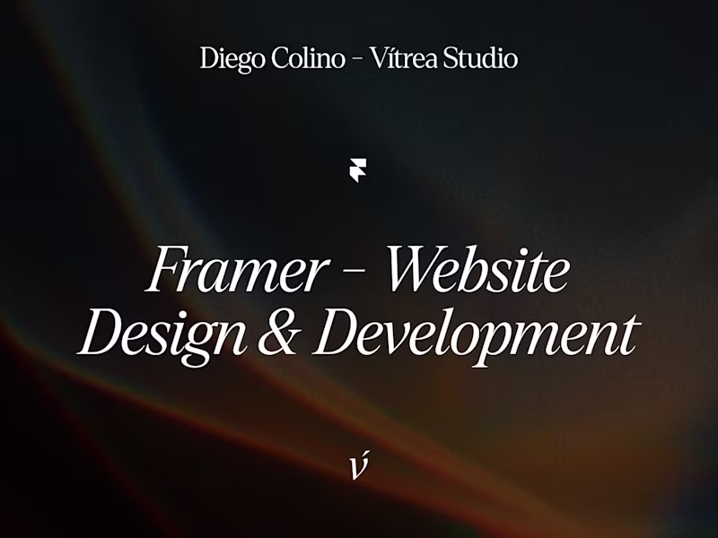 Cover image for Framer – Website Design & Development