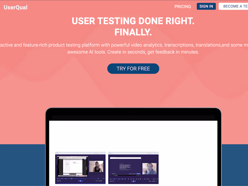 Cover image for UserQual