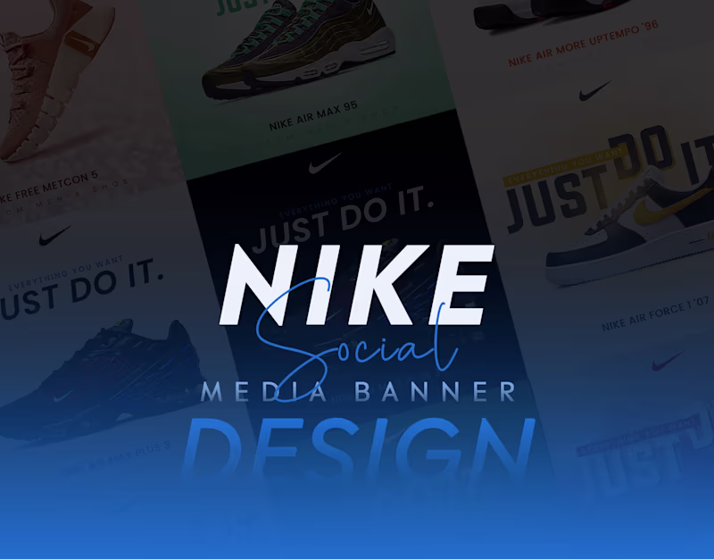 Cover image for Nike Social banner Design